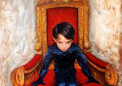 Retrato del poder, óleo sobre tela, 80 x 100 cm, 2010
