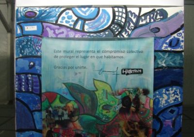Esperanza climática, mural colectivo creado en la COP 16 de Cancún, Quintana Roo 13