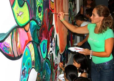 Esperanza climática, mural colectivo creado en la COP 16 de Cancún, Quintana Roo 5