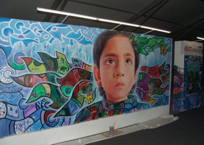 Esperanza climática, mural colectivo creado en la COP 16 de Cancún, Quintana Roo 9
