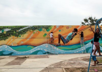 005 Raíces somos, mural colectivo, Acapulco,Guerrero, 2014